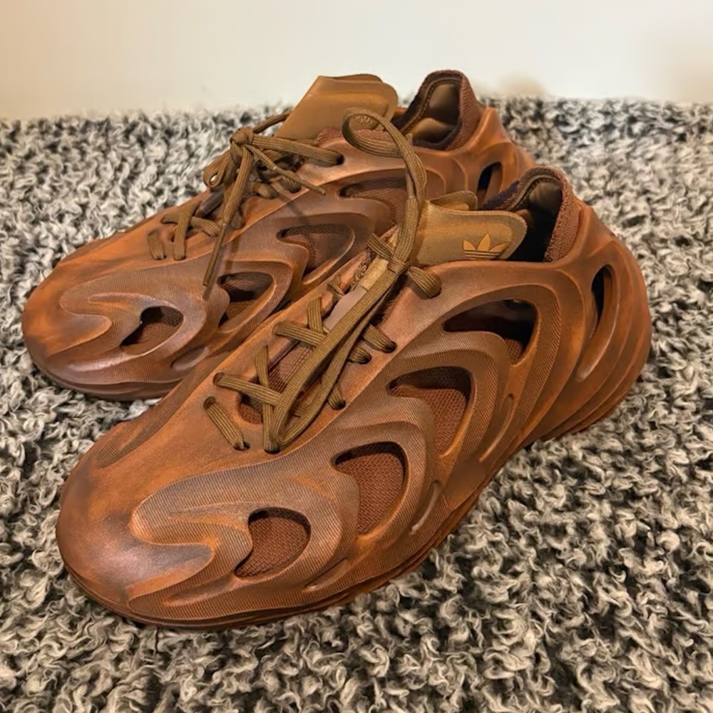 Adidas adiFOM Q Cosmic Way Runners Mars Men's Brown Sneakers Shoes Size 9.5